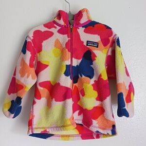 Baby Girl Patagonia Synchilla Hooded Fleece Jacket